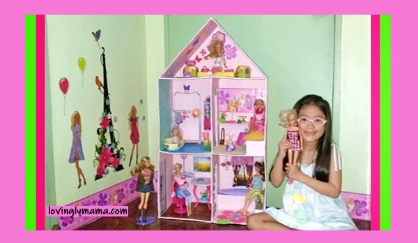 barbie house box