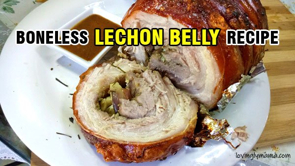easy boneless lechon belly recipe - Bacolod mommy blogger - homecooking - pork recipe