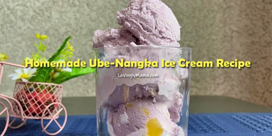homemade ube-nangka ice cream - two-ingredient ice cream - Alaska Condesada Ube-licious Macapuno - ube ice cream