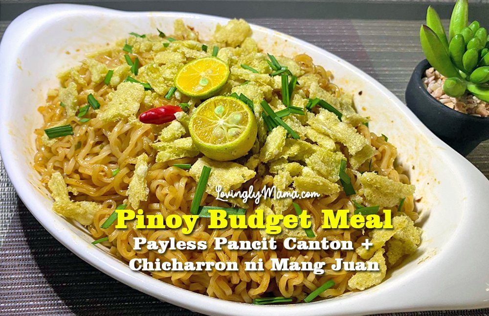 Make A Pinoy Budget Meal With Payless Instant Pancit Canton