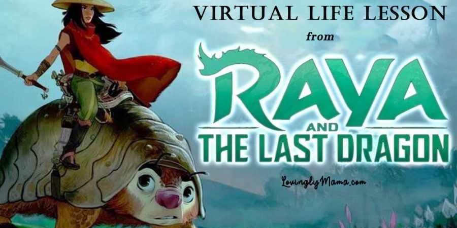 virtual life lesson - digital footprint - netiquette - Raya and the Last Dragon - Disney animated movie - internet