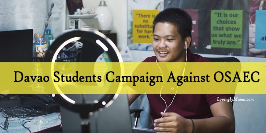 Davao Students Actively Campaign Against OSAEC - teenage content creator - Filipino children and teenagers - internet awareness - ringlight