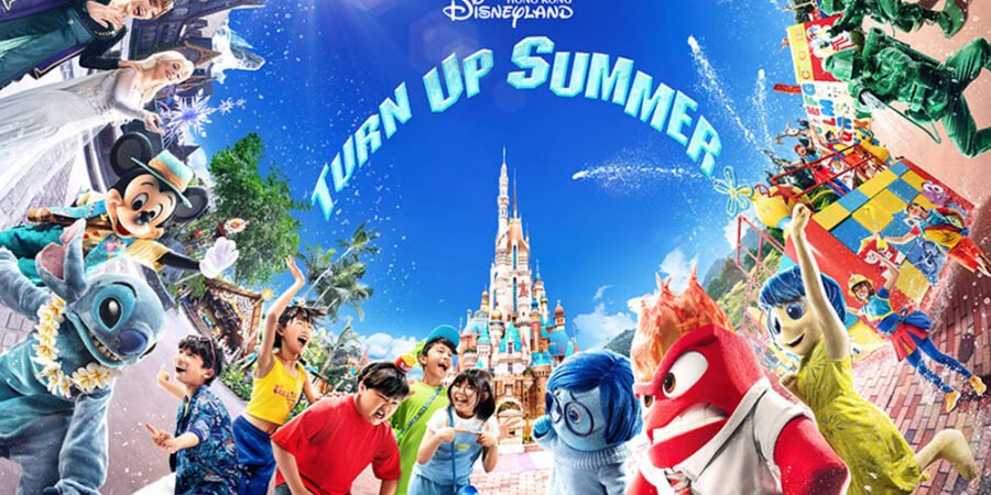 coolest summer vacation - travel - Hong Kong Disneyland - Disney characters - for kids family vacation