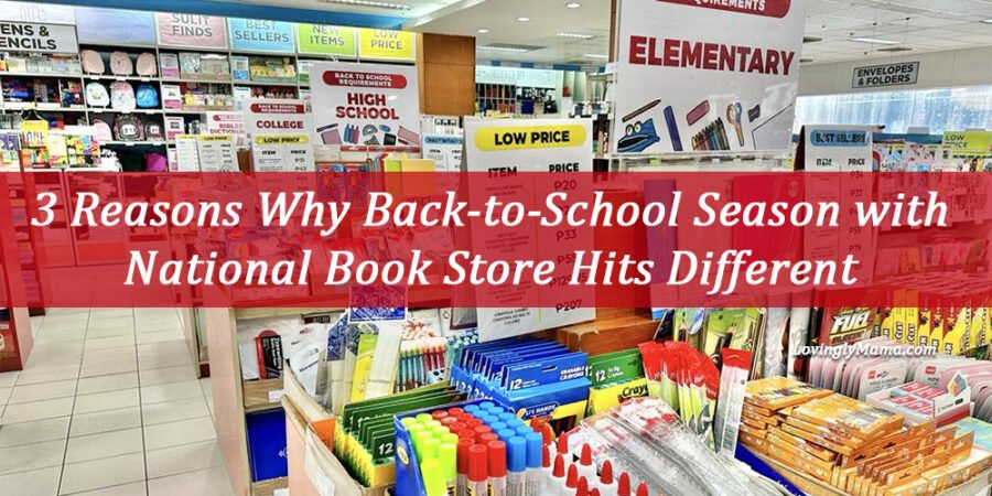 National Book store - back-to-school season