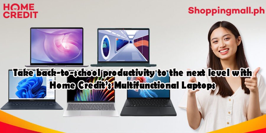 Back-to-school laptops with Home Credit Philippines - students - online work