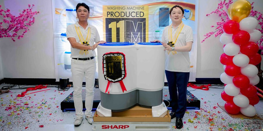 Sharp-Production-of-11-Millionth-Washing-Machine-FI Sharp Philippines