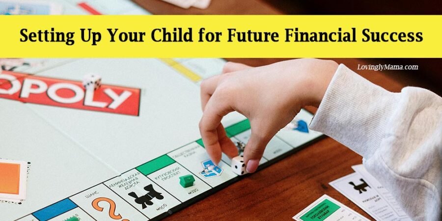 setting up your child for financial success - monopoly game with the familyh