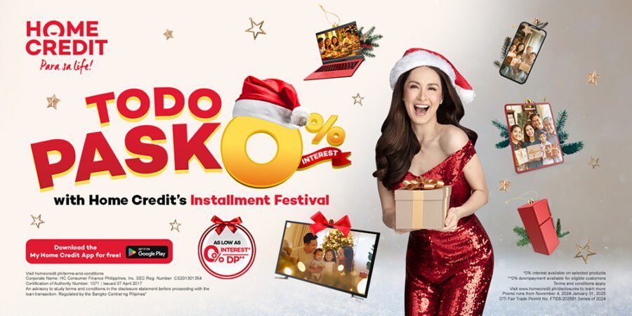 Home Credit - Todo Pasko Deals -Itodo ang Holiday Shopping - Filipino family